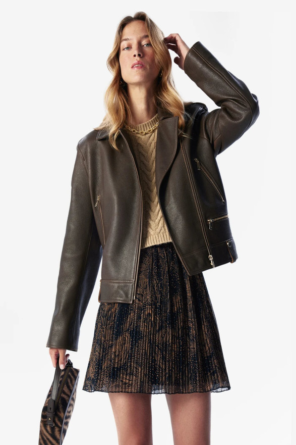 Trucker Leather Jacket