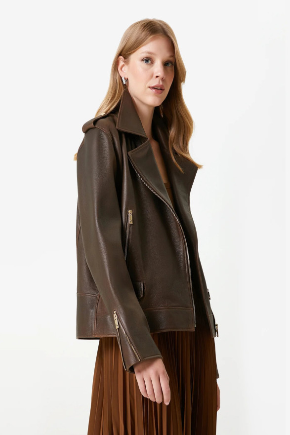 Trucker Leather Jacket