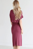 Ruched Side Midi Dress