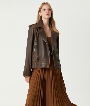 Trucker Leather Jacket